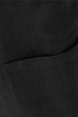 MATIN - Linen Overalls - Black