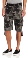 Thumbnail for your product : Southpole Men's Big-Tall Belted Ripstop Camo Cargo Shorts with, 13.5 Inch