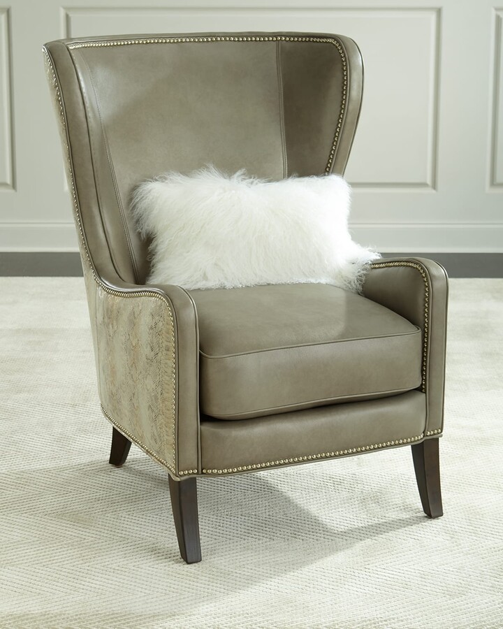 Leather Wingback Chair | ShopStyle CA