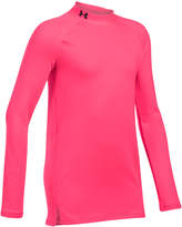 Thumbnail for your product : Under Armour ColdGear Mock Neck Top, Big Girls