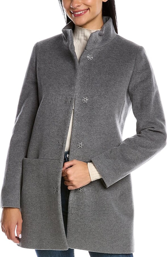 Cinzia Rocca Icons Wool & Cashmere-Blend Coat - ShopStyle
