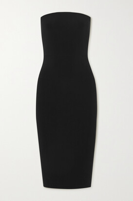 Norma Kamali Strapless Stretch-jersey Dress - Black - x small