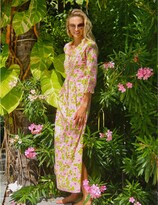 Thumbnail for your product : AtLAST At Last... - Cotton Annabel Maxi Dress In Abstract Flower