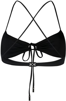Off-White Arrow-fastening bikini top