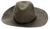 Thumbnail for your product : Rag & Bone Leather-Trimmed Wool Hat