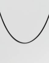 Thumbnail for your product : Mister Facet Curb Chain Necklace In Black