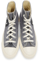 Thumbnail for your product : Comme des Garçons PLAY Grey Converse Edition Half Heart Chuck 70 High Sneakers