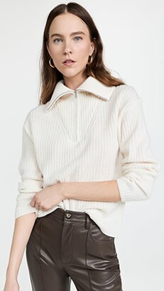 White + Warren Cashmere Luxe Half Sweater