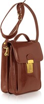 Thumbnail for your product : L.a.p.a. Cognac Leather Vertical Briefcase
