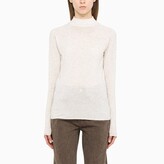 Thumbnail for your product : Vince Cream colour turtle-neck pullover