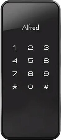 Alfred DB1SKEYBL Touchscreen Keypad Smart Door Lock with Key