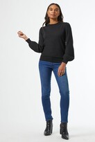 Thumbnail for your product : Dorothy Perkins Womens Black Puff Sleeve Fine Knitted Jumper