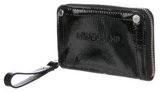 Longchamp Patent Leather Zip-Around Wallet
