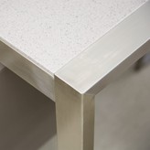 Thumbnail for your product : Crate & Barrel Dune Rectangular Outdoor Dining Table with Pebbled Glass