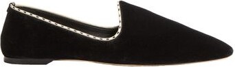 Totême Velvet venetian slippers