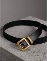 Thumbnail for your product : Burberry Double-pin Buckle Leather Belt