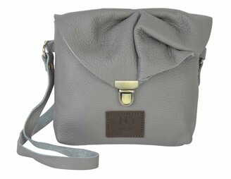 grey leather crossbody bag uk