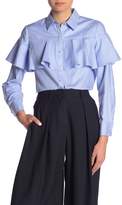Thumbnail for your product : Paul & Joe Sister Front Button Ruffle Blouse