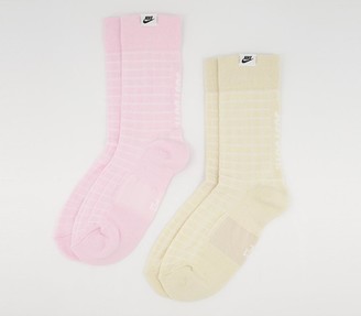 pink nike socks womens