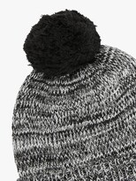 Thumbnail for your product : John Lewis & Partners Diamond Knit Beanie Hat, Black/Grey/White