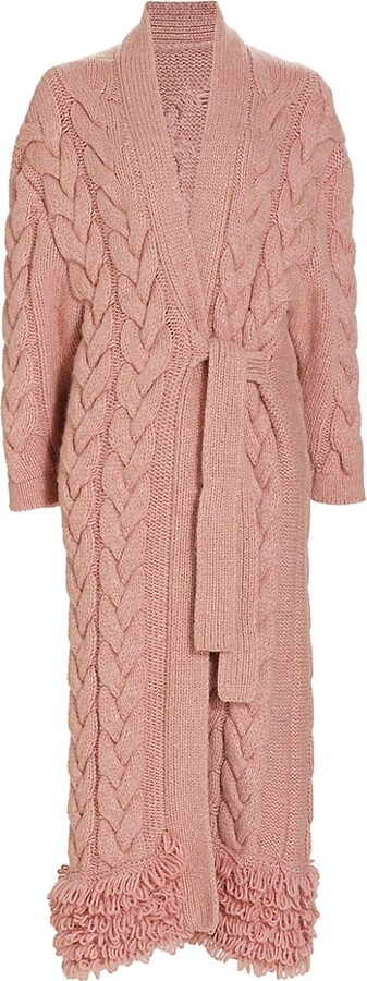 Long Pink Cardigan | Shop The Largest Collection | ShopStyle