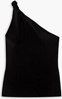 Persephone one-shoulder stretch-knit  