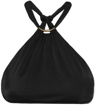 Vix Embellished Halterneck Bikini Top - Black