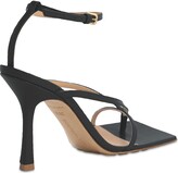 Thumbnail for your product : Bottega Veneta 90mm Stretch Leather Thong Sandals