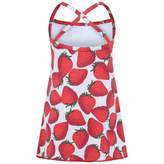 Thumbnail for your product : Pate De Sable Pate De SableRed Strawberry Print Beach Dress