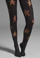 Thumbnail for your product : Pretty Polly House of Holland Reverse Star Tights
