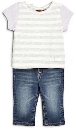 7 For All Mankind Infant's Jeans & Tee Set