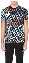 Thumbnail for your product : Moschino Freedom print cotton t-shirt - for Men