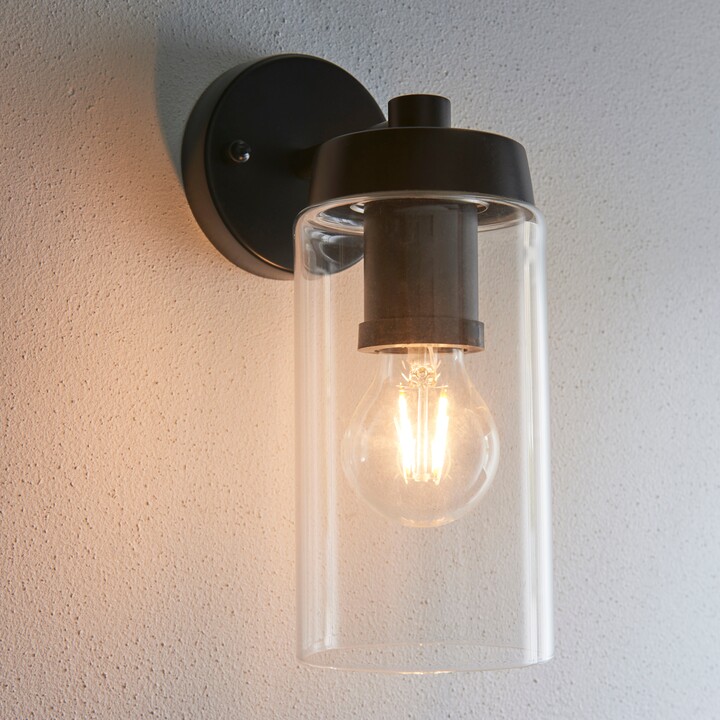 Dunelm Ellison Matt Black Outdoor Wall Light Black ShopStyle