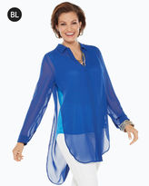 Thumbnail for your product : Chico's Layered Bi-Color Shirt