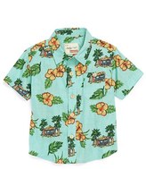Thumbnail for your product : Sovereign Code 'Turks' Short Sleeve Woven Cotton Shirt (Baby Boys)