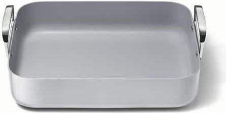 CARAWAY HOME Square 1-Piece Roasting Pan with Rack Gray