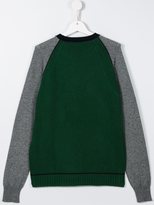 Thumbnail for your product : DSQUARED2 Kids colour block jumper