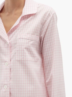 Emma Willis Zephirlino Gingham Cotton-blend Pyjamas - Pink Multi