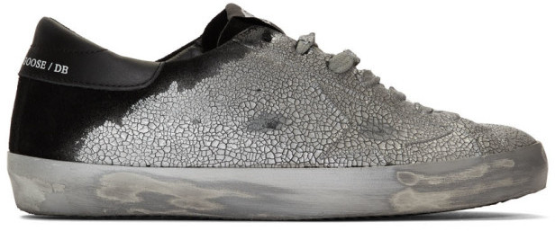 golden goose silver and black