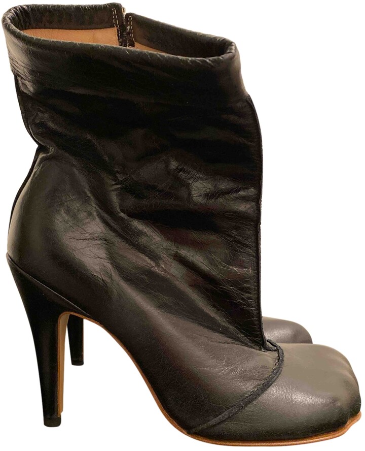 Vivienne Westwood black Leather Ankle Boots - ShopStyle