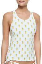 Thumbnail for your product : Tory Burch Mira Pineapple-Print Surf Shirt