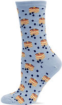 Thumbnail for your product : Hot Sox Blueberry Pancakes Crew Socks
