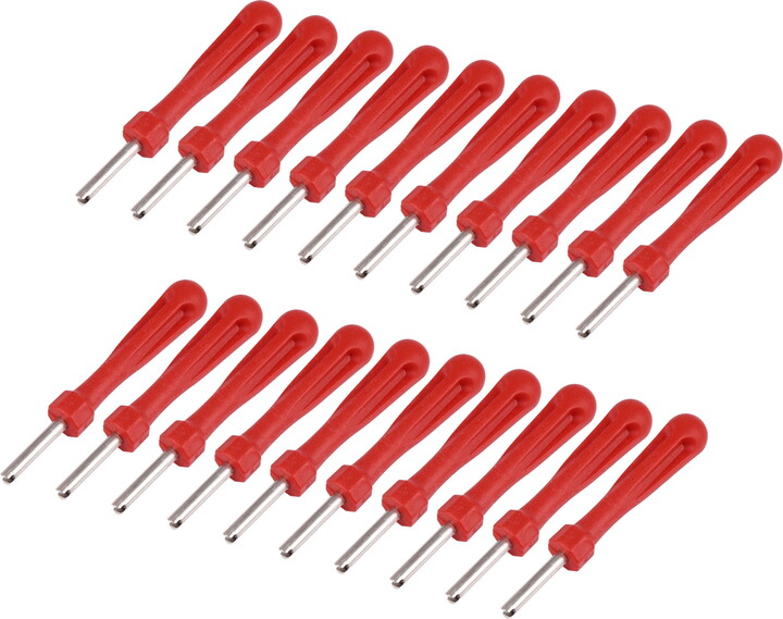 Unique Bargains 20pcs Tire Repair Tool Single Head Car Tyre Valve Stem Core Remover