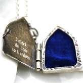 Thumbnail for your product : Carole Allen Silver Jewellery Personalised Fairytale Door Locket