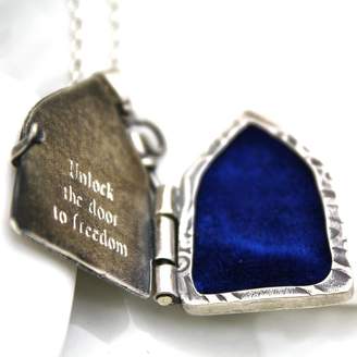 Carole Allen Silver Jewellery Personalised Fairytale Door Locket