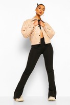Thumbnail for your product : boohoo Faux Leather Bomber Jacket