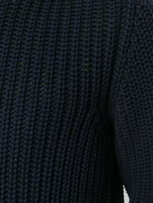 Piombo Mp Massimo Ribbed-knit sweater