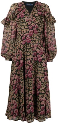 Polo Ralph Lauren Floral Shift Midi Dress