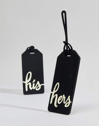 Kate Spade Wedding His & Hers Luggage Tags