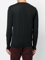 Thumbnail for your product : HUGO BOSS colour block crew neck sweater